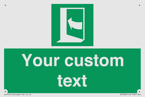 SA7206: Custom safe condition door opens pushing on left hand side