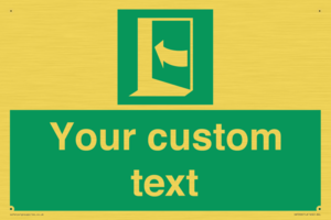 SA7206: Custom safe condition door opens pushing on left hand side