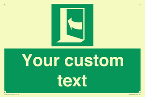 SA7206: Custom safe condition door opens pushing on left hand side