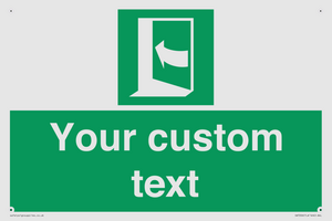 SA7206: Custom safe condition door opens pushing on left hand side