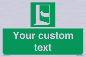 SA7206: Custom safe condition door opens pushing on left hand side