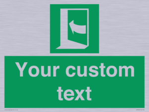 SA7206: Custom safe condition door opens pushing on left hand side