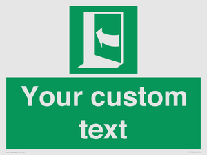 SA7206: Custom safe condition door opens pushing on left hand side