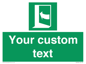 SA7206: Custom safe condition door opens pushing on left hand side