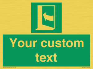 SA7206: Custom safe condition door opens pushing on left hand side