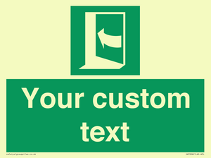 SA7206: Custom safe condition door opens pushing on left hand side