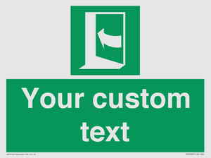 SA7206: Custom safe condition door opens pushing on left hand side