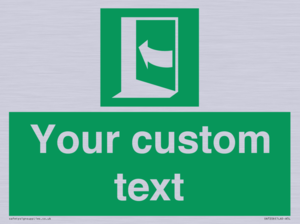 SA7206: Custom safe condition door opens pushing on left hand side