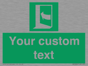 SA7206: Custom safe condition door opens pushing on left hand side