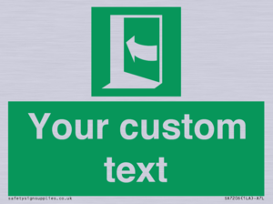 SA7206: Custom safe condition door opens pushing on left hand side