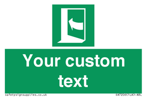 SA7206: Custom safe condition door opens pushing on left hand side