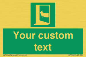 SA7206: Custom safe condition door opens pushing on left hand side