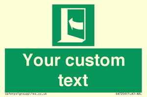 SA7206: Custom safe condition door opens pushing on left hand side