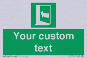 SA7206: Custom safe condition door opens pushing on left hand side