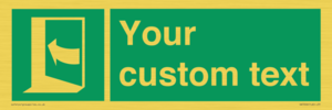 SA7206: Custom safe condition door opens pushing on left hand side