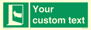 SA7206: Custom safe condition door opens pushing on left hand side