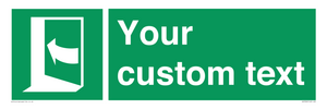 SA7206: Custom safe condition door opens pushing on left hand side