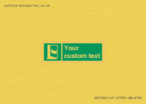 SA7206: Custom safe condition door opens pushing on left hand side