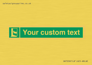 SA7206: Custom safe condition door opens pushing on left hand side