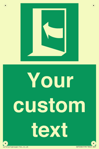 SA7206: Custom safe condition door opens pushing on left hand side