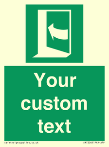 SA7206: Custom safe condition door opens pushing on left hand side