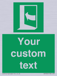 SA7206: Custom safe condition door opens pushing on left hand side