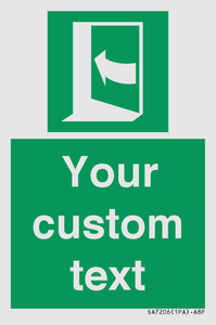 SA7206: Custom safe condition door opens pushing on left hand side