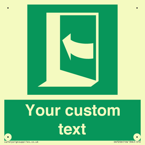 SA7206: Custom safe condition door opens pushing on left hand side