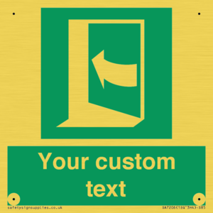 SA7206: Custom safe condition door opens pushing on left hand side