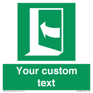 SA7206: Custom safe condition door opens pushing on left hand side