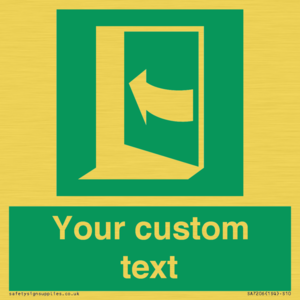 SA7206: Custom safe condition door opens pushing on left hand side