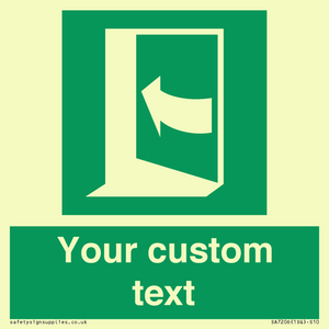 SA7206: Custom safe condition door opens pushing on left hand side