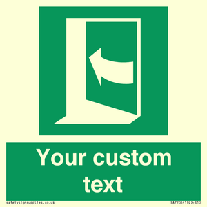 SA7206: Custom safe condition door opens pushing on left hand side