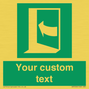 SA7206: Custom safe condition door opens pushing on left hand side