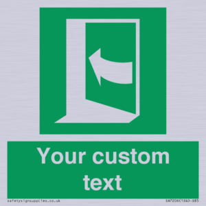 SA7206: Custom safe condition door opens pushing on left hand side