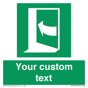 SA7206: Custom safe condition door opens pushing on left hand side