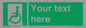 SA7210: Custom sign safe condition emergency exit for people unable to walk or with walking impairment left