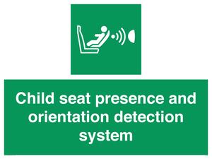 SA7232: Child seat presence and orientation detection system