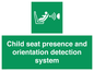 SA7232: Child seat presence and orientation detection system