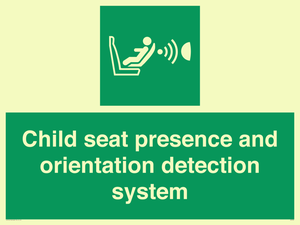 SA7232: Child seat presence and orientation detection system