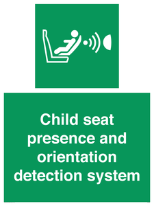SA7232: Child seat presence and orientation detection system