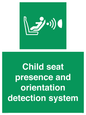 SA7232: Child seat presence and orientation detection system