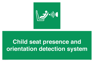 SA7232: Child seat presence and orientation detection system