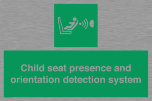 SA7232: Child seat presence and orientation detection system