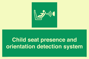 SA7232: Child seat presence and orientation detection system