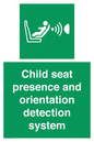 SA7232: Child seat presence and orientation detection system