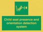 SA7232: Child seat presence and orientation detection system