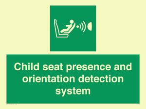 SA7232: Child seat presence and orientation detection system