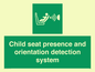 SA7232: Child seat presence and orientation detection system
