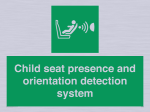 SA7232: Child seat presence and orientation detection system